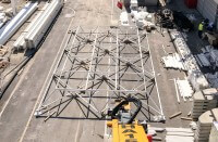 Progettazione e posa di travi spaziali mediante elementi lineari complessi