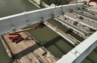 Impalcato in acciaio da 300 tonnellate per il sistema fluviale Fissero–Tartaro–Canal Bianco